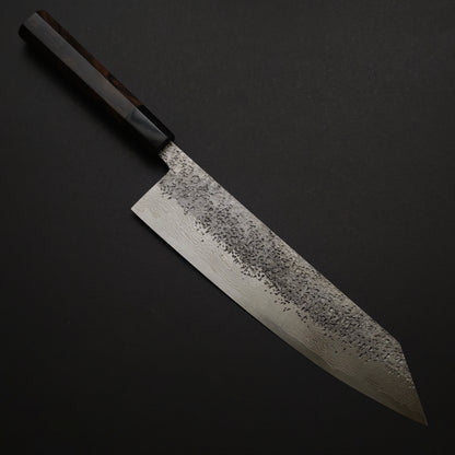 22 Miyazaki Kajiya Ginsan Damascus Tsuchime Kiritsuke Gyuto 240mm (Batch3)