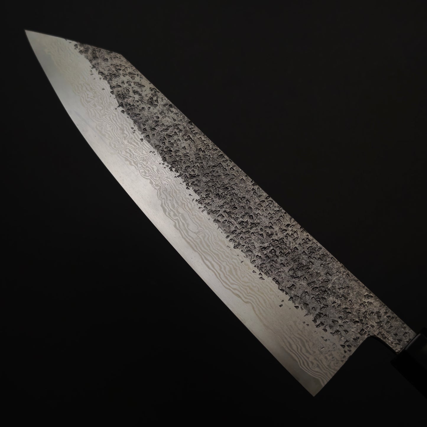 22 Miyazaki Kajiya Ginsan Damascus Tsuchime Kiritsuke Gyuto 240mm (Batch3)