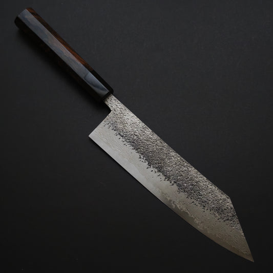 23 Miyazaki Kajiya Ginsan Damascus Tsuchime Kiritsuke Gyuto 215mm (Batch3)