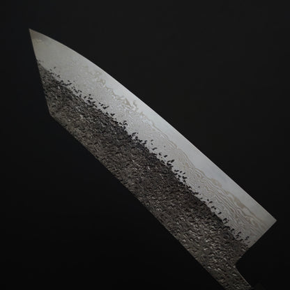 23 Miyazaki Kajiya Ginsan Damascus Tsuchime Kiritsuke Gyuto 215mm (Batch3)