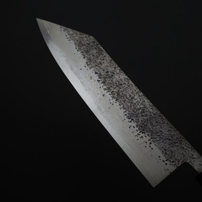 23 Miyazaki Kajiya Ginsan Damascus Tsuchime Kiritsuke Gyuto 215mm (Batch3)