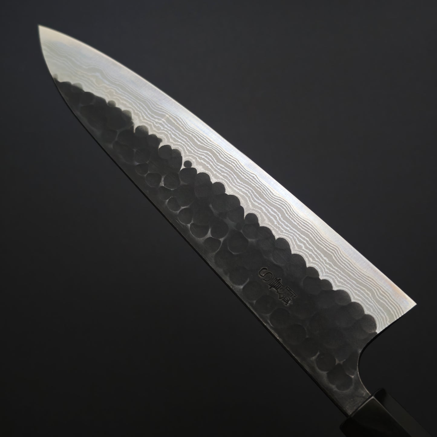 Nao Yamamoto Blue Super Kuro Tsuchime Damascus Gyuto 210mm