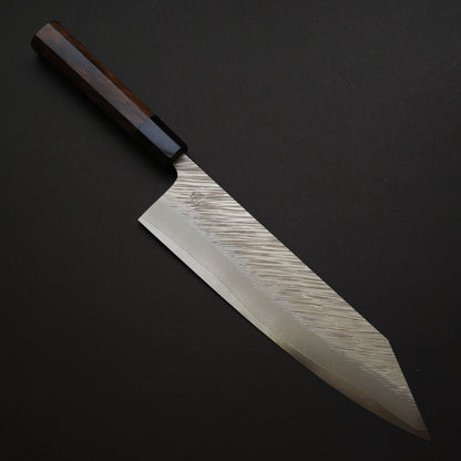 32 Miyazaki Kajiya ZA18 Damascus Tsuchime Kiritsuke Gyuto 240mm (Batch3)