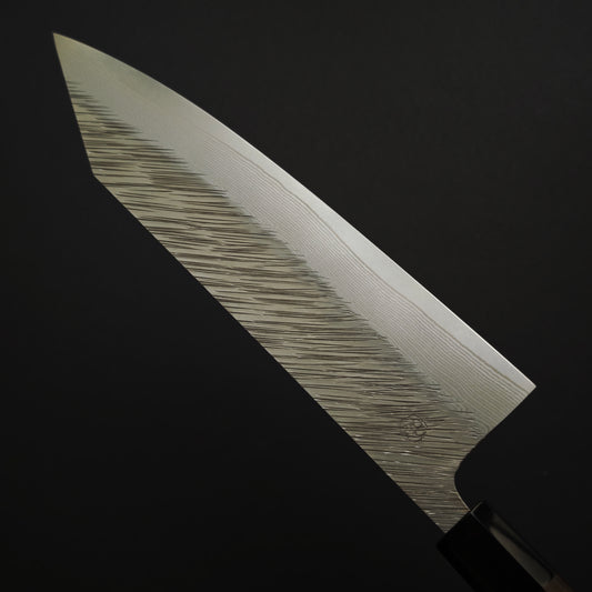 32 Miyazaki Kajiya ZA18 Damascus Tsuchime Kiritsuke Gyuto 240mm (Batch3)