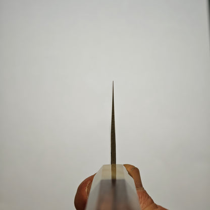 27 Miyazaki Kajiya Ginsan Damascus Tsuchime Bunka 180mm (Batch3)