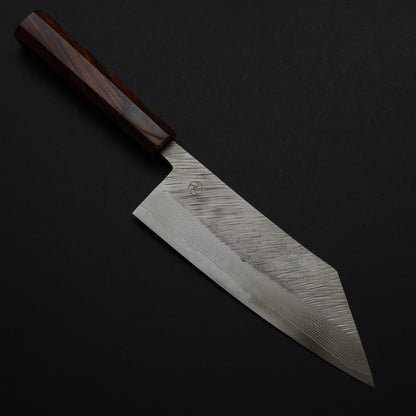 36 Miyazaki Kajiya Ginsan Damascus Tsuchime Bunka 180mm (Batch3)