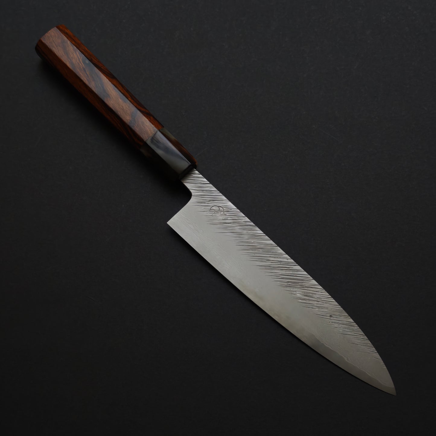 35 Miyazaki Kajiya ZA18 Damascus Tsuchime Petty 150mm (Batch3)