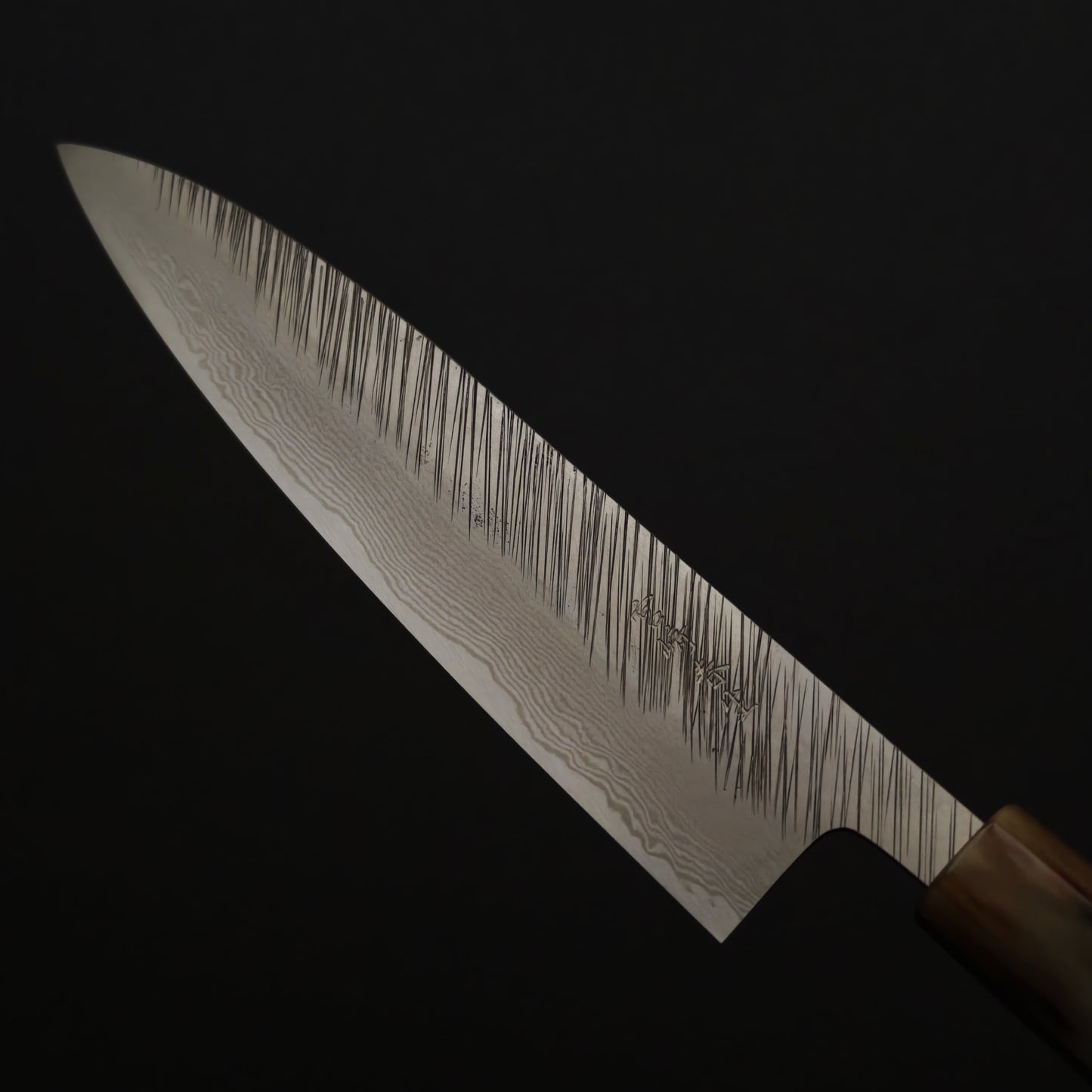 35 Miyazaki Kajiya ZA18 Damascus Tsuchime Petty 150mm (Batch3)