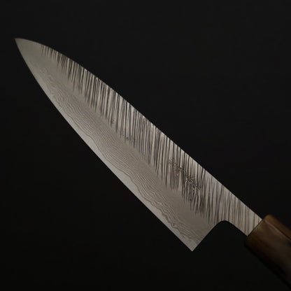 35 Miyazaki Kajiya ZA18 Damascus Tsuchime Petty 150mm (Batch3)