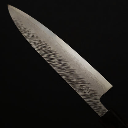 35 Miyazaki Kajiya ZA18 Damascus Tsuchime Petty 150mm (Batch3)