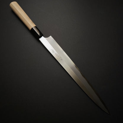 Sakai Kikumori Left handed White2 Yanagiba 270mm
