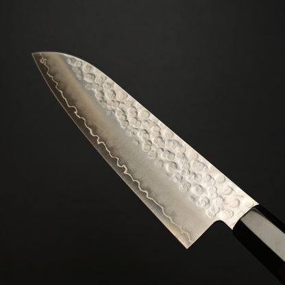 Shisei Swedish Steel Tsuchime Santoku 180mm