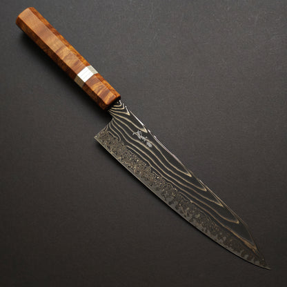 Kanjo SG2 Damascus Kiritsuke Gyuto 210mm