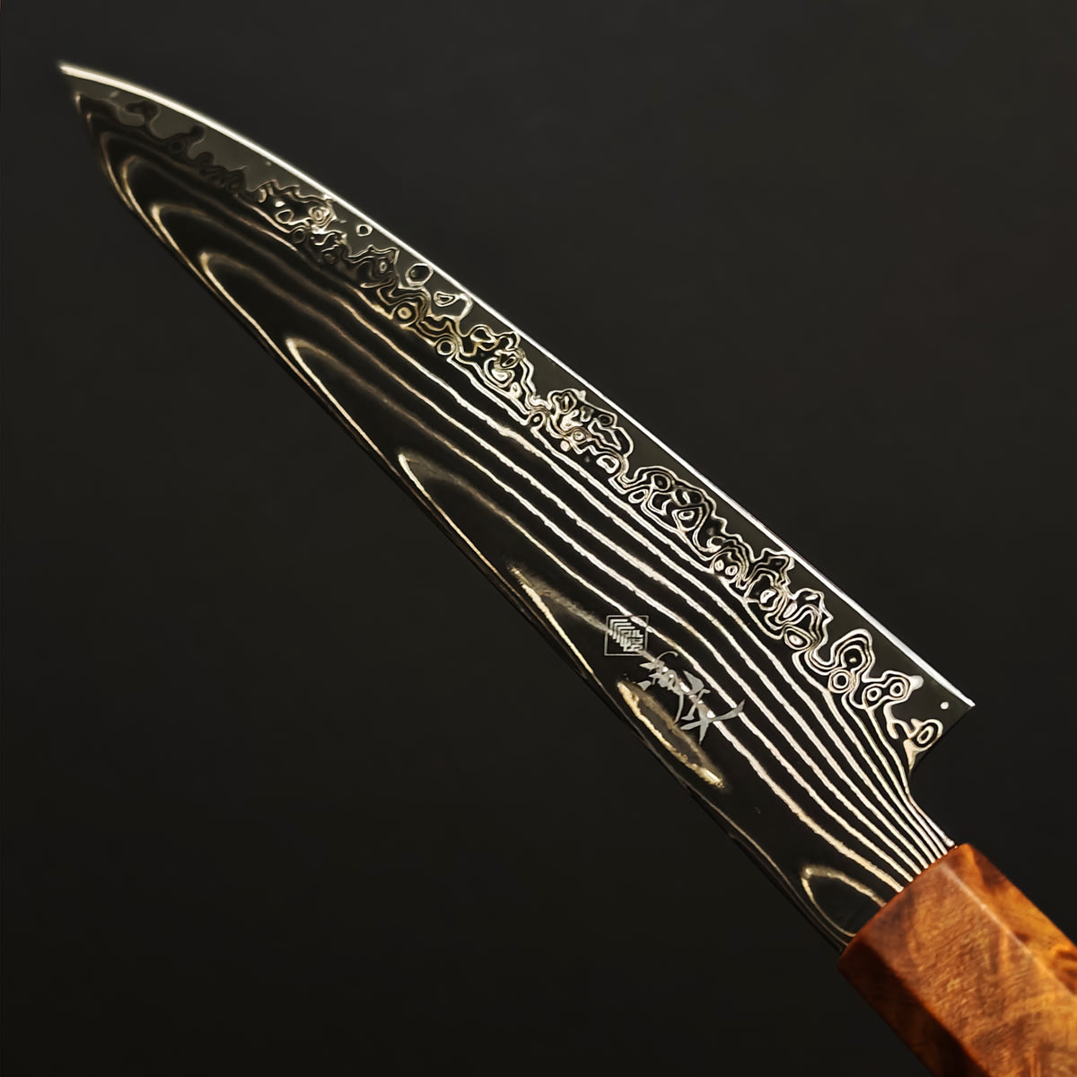 Kanjo SG2  Damascus Kiritsuke Petty 150mm
