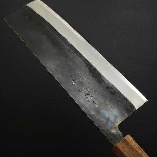 Toyama/ Watanabe Pro Blue 2 Kurochi Nakiri 210mm
