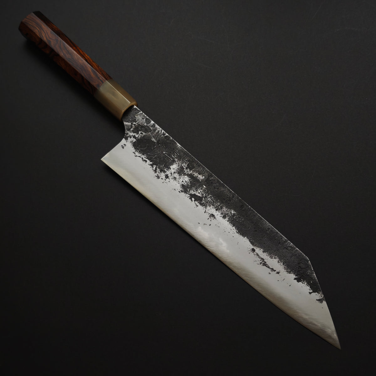 Mazaki Blue Super Hon-Sanmai Kiritsuke Gyuto 240mm