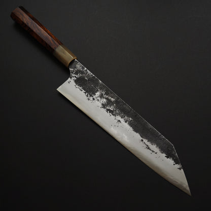 Mazaki Blue Super Hon-Sanmai Kiritsuke Gyuto 240mm
