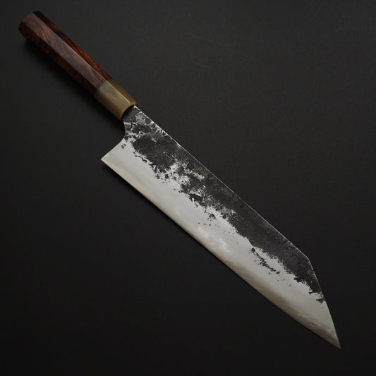Mazaki Blue Super Hon-Sanmai Kiritsuke Gyuto 240mm