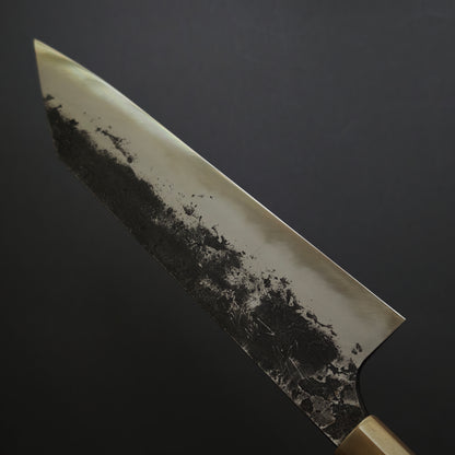 Mazaki Blue Super Hon-Sanmai Kiritsuke Gyuto 240mm