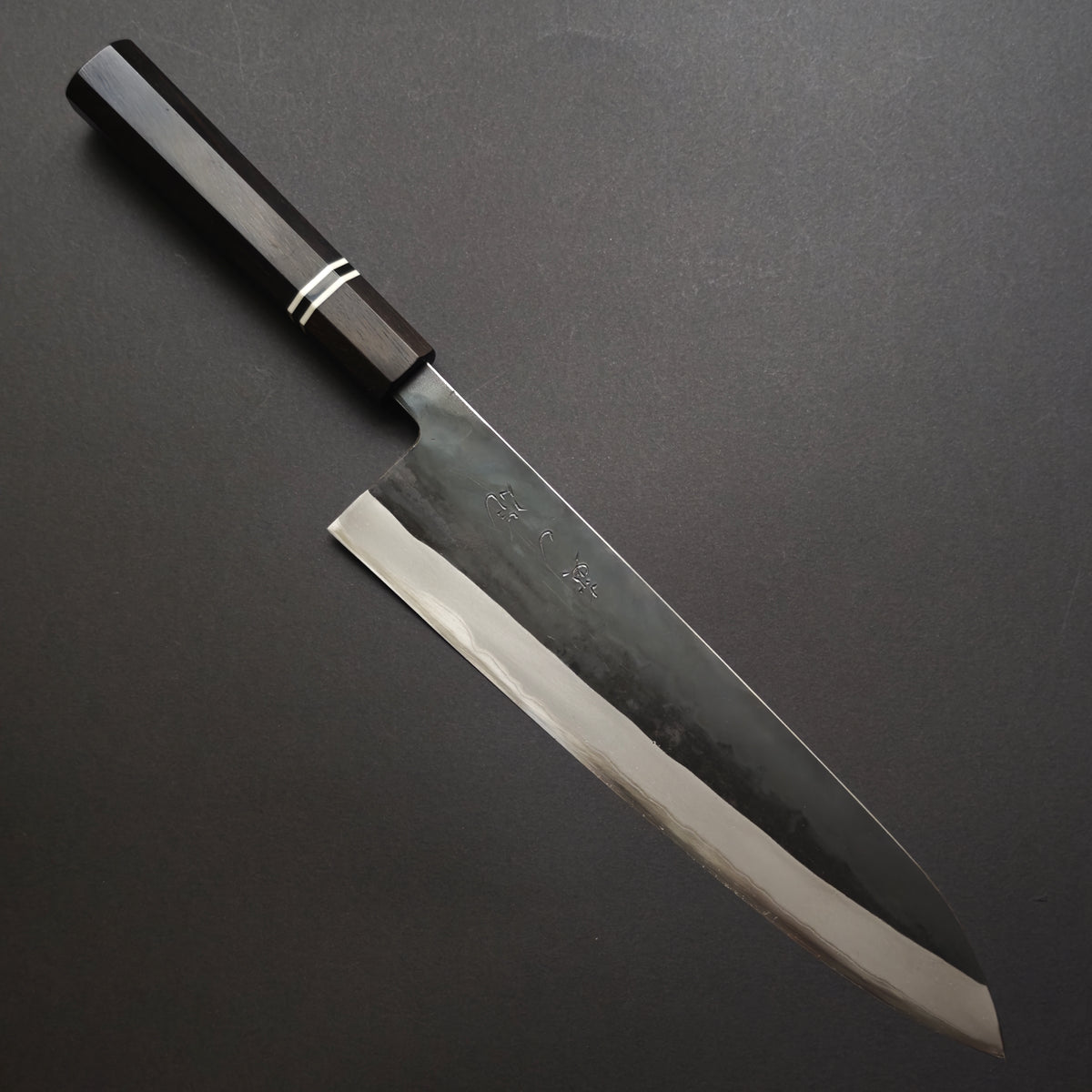 Toyama/ Watanabe Pro Blue 2 Kurochi Gyuto 240mm