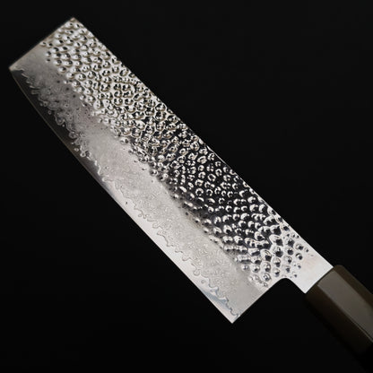 Shisei VG10 33 Layers Hammered Damascus Nakiri 170mm