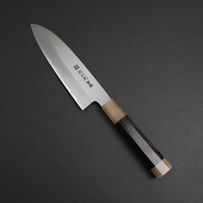 Black Ebony With Dual Blond Buffalo Horn Ferrule